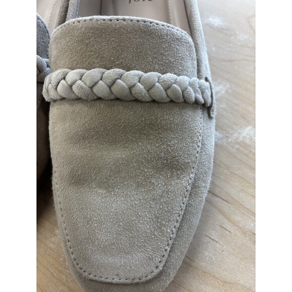 Joie Tan Suede Braided Loafers Flats 8.5 Old Money Preppy Classic Shoes - Picture 14 of 16